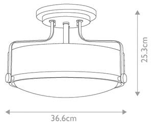 Hinkley - Полилей за повърхностен монтаж HARPER 3xE27/60W/230V
