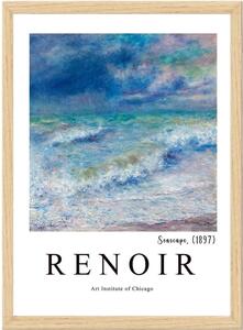 Плакат в рамка 35x45 cm Renoir - Wallity