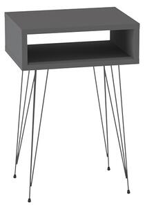 Нощно шкафче Naida Black 40x30x59 cm