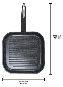 “ZYLISS ULTIMATE CERAMIC“ - Индукционен грил тиган с керамично покритие - 26х26 см