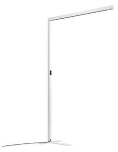 Waldmann LED стояща лампа Straight.single, бяла, 4000K, със сензор, 205 см, Затъмняване, Бял, кабинет / офис, Алуминий, Модерен