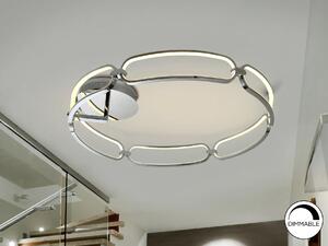 ·COLETTE· LED ЛАМПА ЗА ТАВАН Ø80, ХРОМ