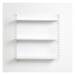 Рафт на 3 нива с бели рафтове, ширина 70 cm Libro - Metaltex