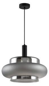 Полилей на кабел BRIZI 1xE27/40W/230V сив/опушен