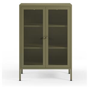 Зелено метално шкафче 70x100x40 cm Fayna – Marckeric