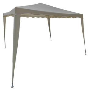 Градински павилион, Gazebo, бежов, 300x300x250 см