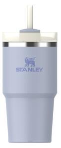 Лилав термос със сламка от неръждаема стомана 600 ml Quencher H2.0 FlowState Tumbler Dew Drop – Stanley
