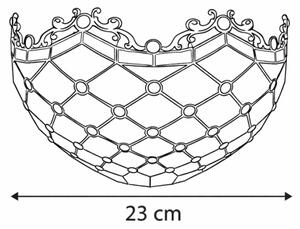 Brilagi - Tiffany витражно стенно осветително тяло, цвят слонова кост, 1xE14/40W/230V