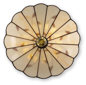 Brilagi - Тифани витражен полилей на верига FOLIA 1xE27/60W/230V диам. 40 см