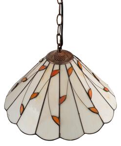 Brilagi - Тифани витражен полилей на верига FOLIA 1xE27/60W/230V диам. 40 см