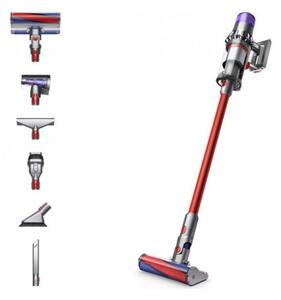 Прахосмукачка Dyson V11 Fluffy, вертикална/ръчна, безжична, 0.54л. капацитет на контейнера, до 60 минути време на работа, 3 режима на работа, циклонна технология, червена