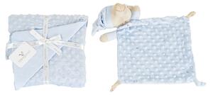 CANGAROO Одеяло с играчка BENNIE СИНЬО