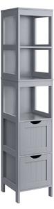 Шкаф за баня Vasagle Grey 30x30x141,5 cm