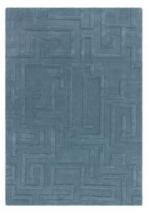 Син вълнен килим 120x170 cm Maze - Asiatic Carpets