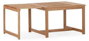 Масичка за кафе от масивен дъб в естествен цвят 60x70 cm Unai – MOME