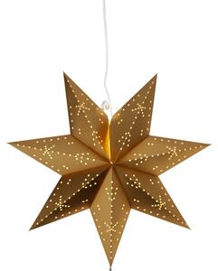 Коледна светлинна украса в златист цвят ø 45 cm Classic - Star Trading