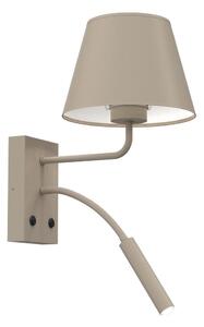Настенна лампа ARDEN 1xE27/15W/230V + 1xG9/8W бежова