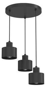Полилей на кабел PARKLA 3xE27/15W/230V черен