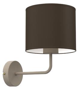 Стенна лампа ARDEN 1xE27/15W/230V бежова/кафява