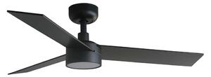 FARO 34296WT1S-LED Вентилатор RUDDER S с димер, 18W/230V, CCT, диам. 106 cm, кафяв/черен, WT + дистанционно управление