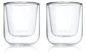 Двустенни стъклени чаши в комплект 2 бр. 80 ml Nero – Blomus
