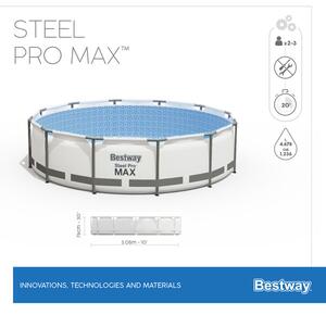 Сглобяем басейн Steel Pro Frame 3.05 метра - Bestway