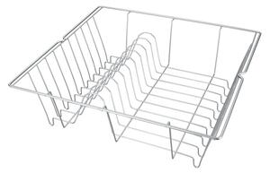 Сушилня за съдове в сребърен мат Bruno, 36 x 33 cm - Metaltex