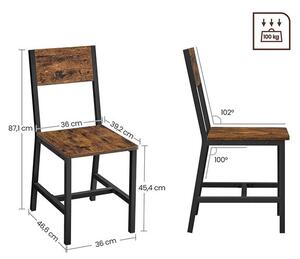 Трапезни столове VASAGLE 2 - 2 броя