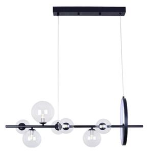 LED Пендел HYBRID LED/15W/230V + 7xG9/6W 4000K черен