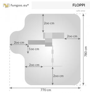 Дървена детска площадка с пързалка и люлки - Fungoo Flоppi