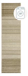 Зелена пътека от шенил подходяща за пране 60x240 cm Elton – Flair Rugs