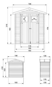 Барака - 180 x 130 см – 2 м2