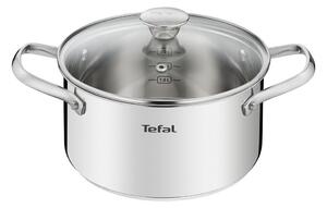 Съд от неръждаема стомана с капак за индукция Cook Eat - Tefal