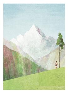 Плакат 30x40 cm Mountains - Travelposter