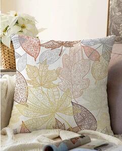 Калъфка за възглавница от памучна смес Oriental Leaves, 55 x 55 cm - Minimalist Cushion Covers