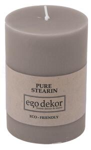 Бежово-кафява приятелска свещ, време на горене 37 ч. Eco - Eco candles by Ego dekor