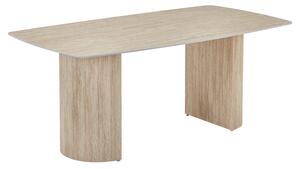 Маса LOOSIR от mdf-пясъчник с травертинова имитация 180x90x74см
