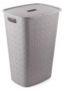 Светлокафяв пластмасов кош за пране 56 l Softex – Curver