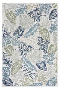 Зелено-син килим за открито и закрито 120x170 cm Bella Leaf – Flair Rugs