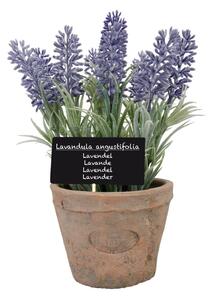 Изкуствено цвете (височина 17,5 cm) Lavender – Esschert Design