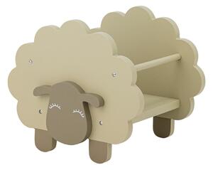 Бежова детска библиотека 30,5x30x35 cm Dolly – Bloomingville Mini