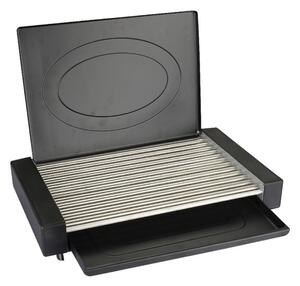 Скара Oliver Voltz OV51015QC, с капак, 12 тръбни ребра от неръждаема стомана, 1800W