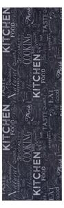 Черен килим 50x150 cm Wild Kitchen Board - Hanse Home