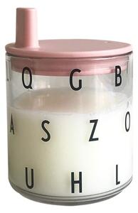 Розова бебешка чаша Grow With Your Cup Grow with Your Cup - Design Letters