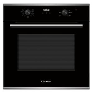 Фурна за вграждане Crown FCM 900 D BX, клас A, 70л. обем, хидролитично почистване, 10 функции, черна
