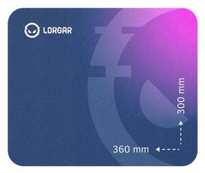 Подложка за мишка Lorgar Main 133, гейминг, лилава, 360 x 300 x 3 мм