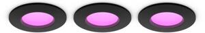 Philips - Комплект от 3 димируеми вградени LED осветителни тела RGBW за баня Hue SLIM LED/8,3W/230V IP44
