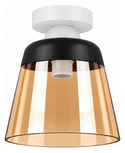 BRILAGI-LED Таванно осветително тяло R GLASS 1xE27/60W/230V Ø 15,5 см бял/димно-бежов