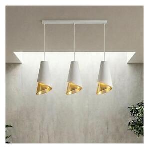 Полилей на кабел MODA 3xE27/15W/230V бял/златист