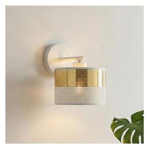 Настенна лампа LUX 1xE27/15W/230V бяла/златиста